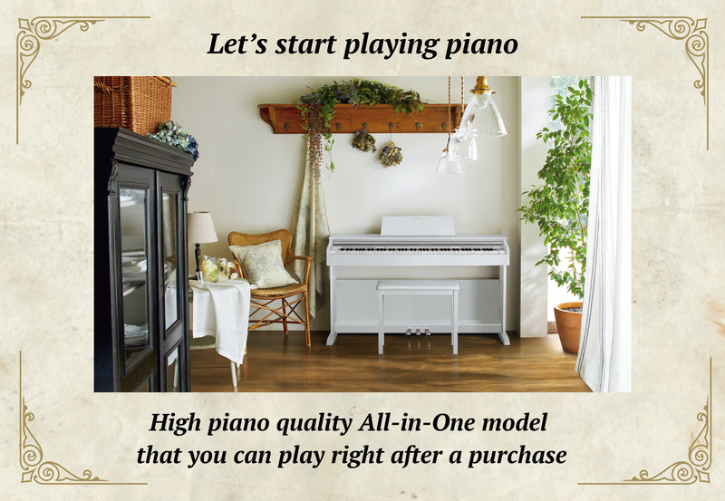 Celviano AP-270 Beautiful Cabinet Digital Piano for Beginners. The AP-270 features 22 built-in tones that allow you to do split and layer as required, including two gorgeous stereo grand pianos, which breathe with lively damper resonance that stimulates the entire body of the piano, not just the strings.