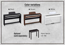 Privia PX-770 Affordable Cabinet Digital Piano Perfect for Beginners. Comes in 3 colours, the PX-770 comes with 19 realistic tones.