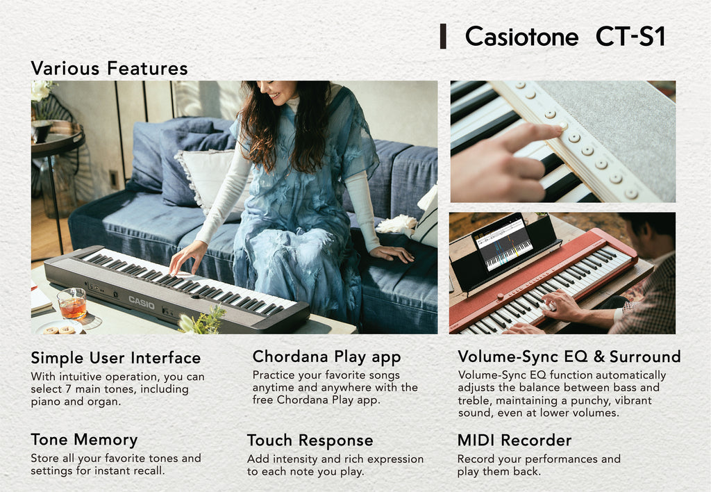 Casio Tone Casio Ct S1 Price New Casiotone CT-S1 Keyboard