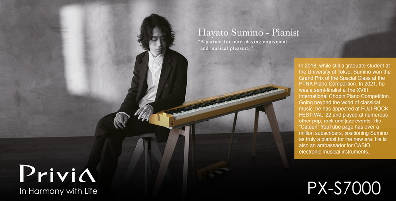 Sumino Hayato Sumino - Ambassador – Casio Music SG