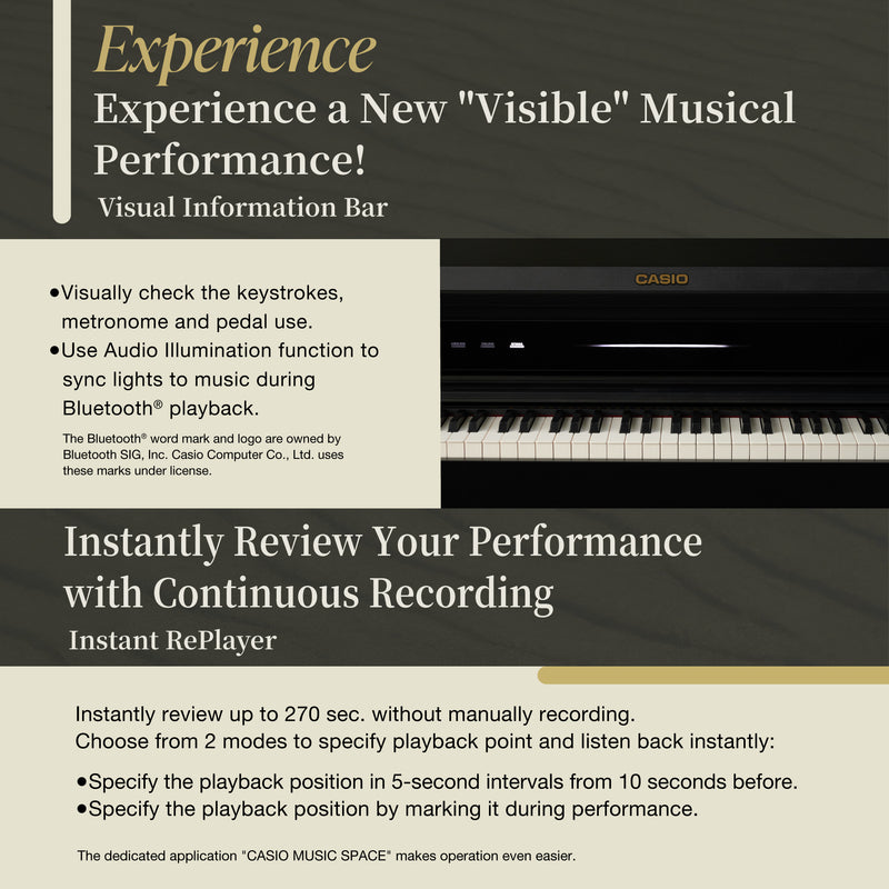 Celviano AP-750 Digital Piano – Casio Music SG