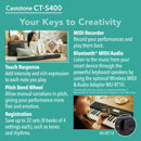 Casiotone CT-S400 Keyboard