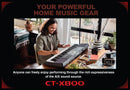 Casio CT-X800 Basic Electronic Music Arranger Keyboard with superior sounds., powered by the AiX sound source. Equipped with 600 tones and 195 rhythms. 